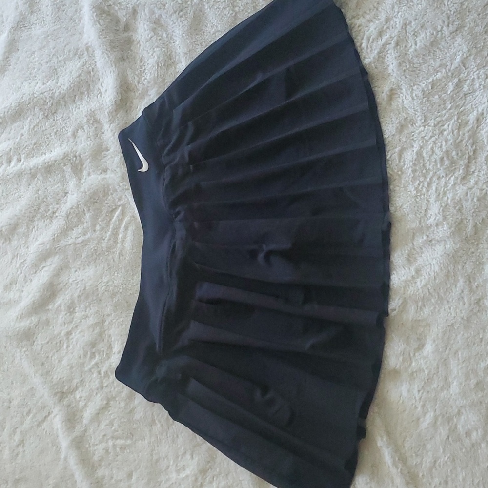 Nike Black Pleated Skater Tennis Skirt